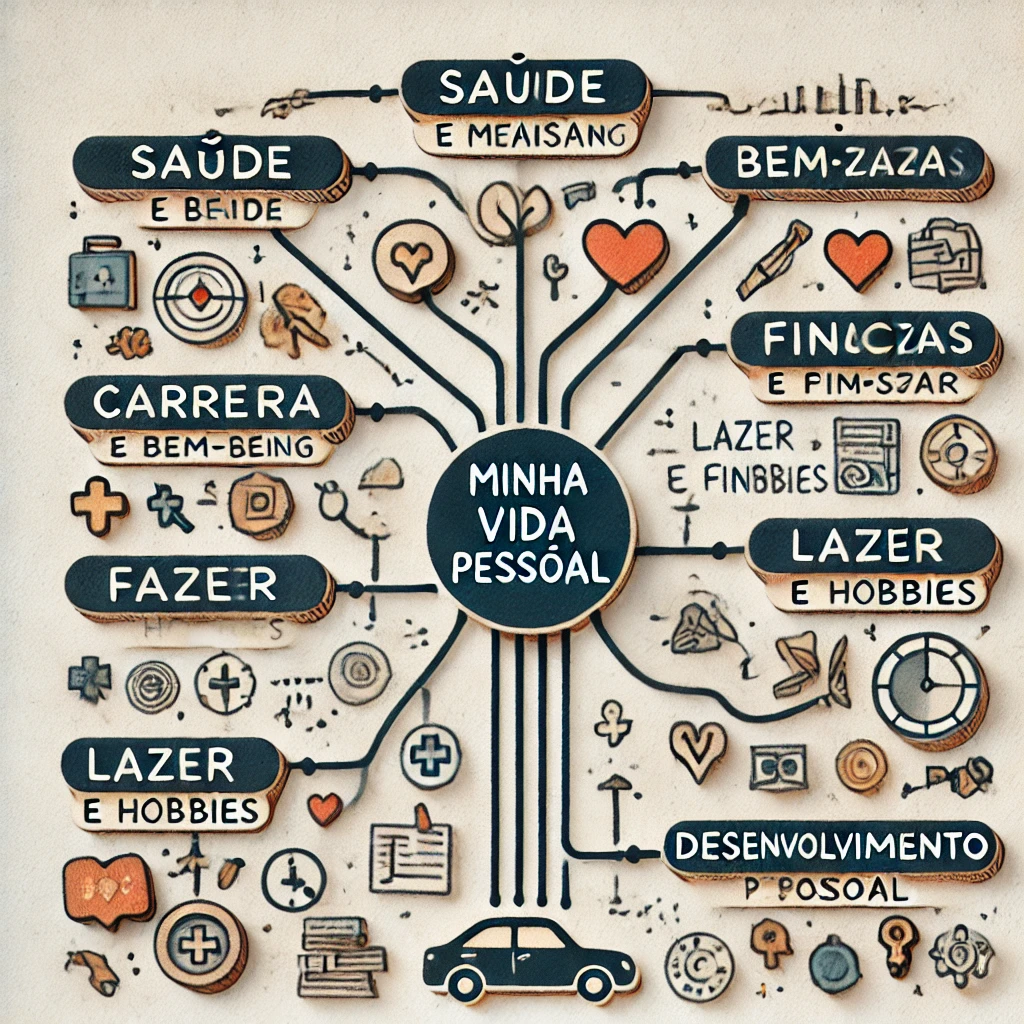 MAPA MENTAL: PLANEJAMENTO DA VIDA PESSOAL