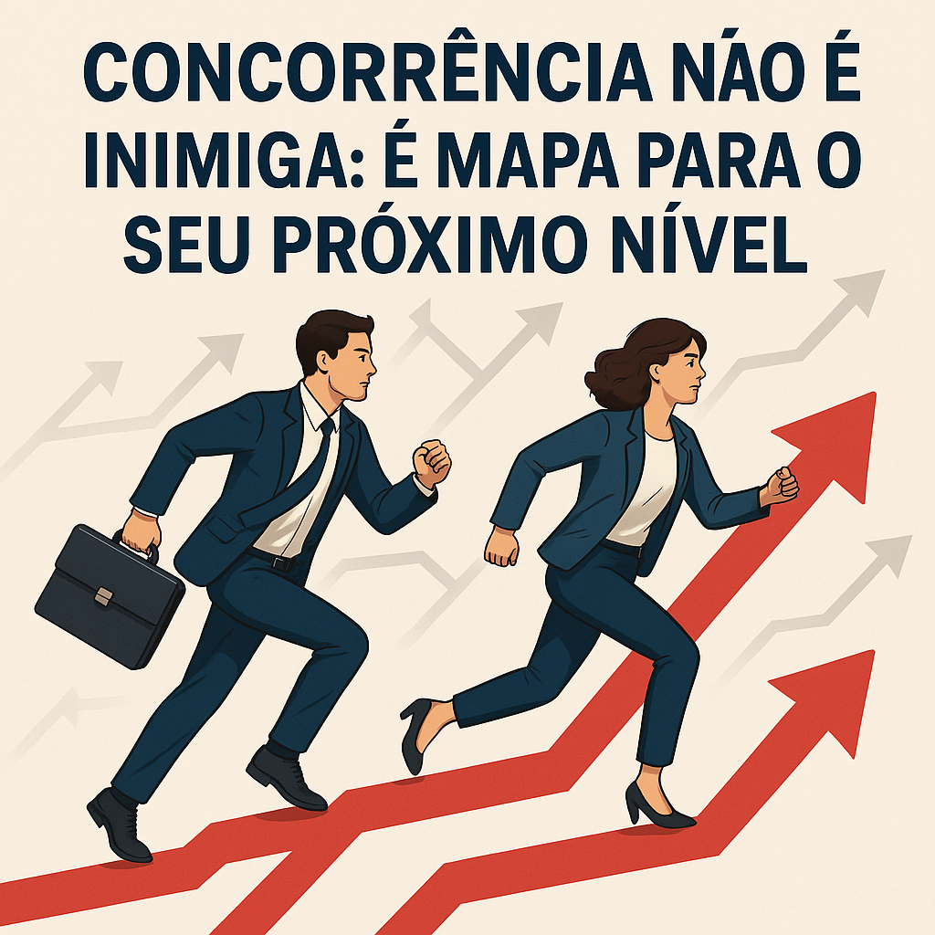Concorrência não é inimiga: é mapa para o seu próximo nível