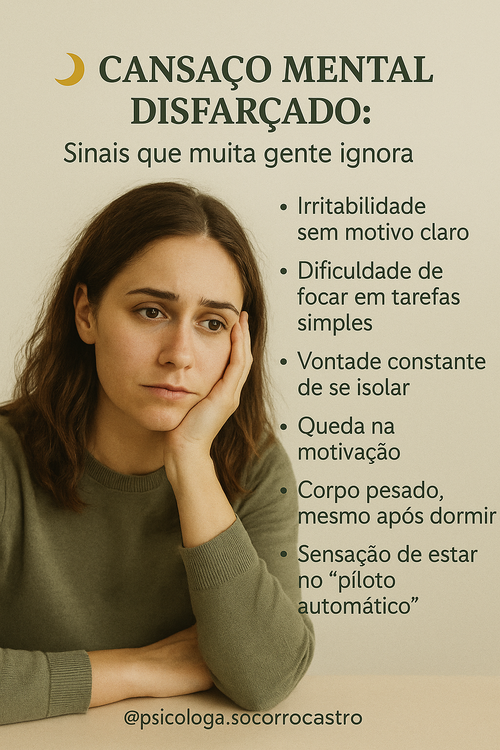Cansaço mental disfarçado: quando a mente pede Socorro em silêncio